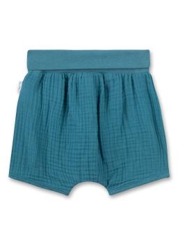 Preview: Jungen Shorts blau Musselin
