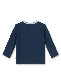 Preview: Jungen Langarmshirt "Flugzeug" blau