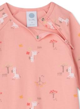 Preview: Mädchen Strampler "Esel" rosa