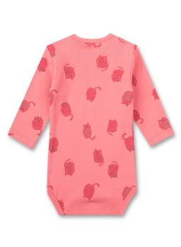 Preview: Body langarm "Kätzchen" rosa