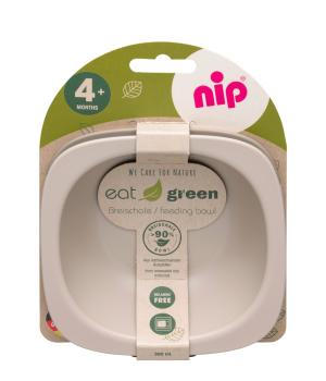 Baby Breischale "Eat Green", 2er Set, grau
