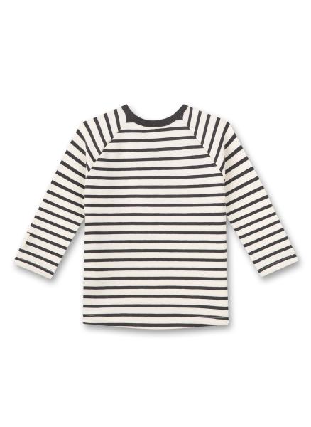 Unisex Langarmshirt "Ringel" weiß