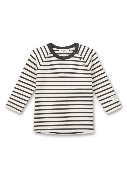 Unisex Langarmshirt "Ringel" weiß