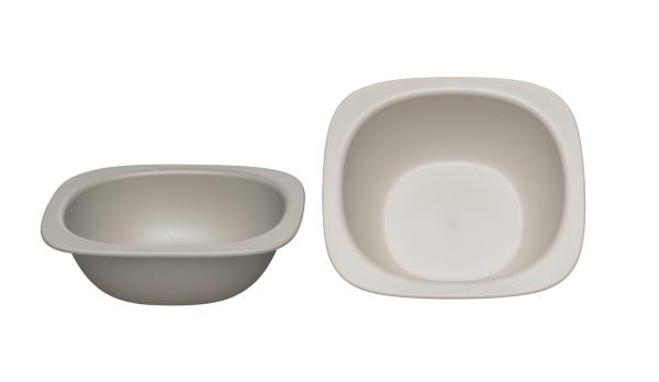 Baby Breischale "Eat Green", 2er Set, grau