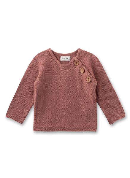 Strickpulli aus Merinowolle rosa