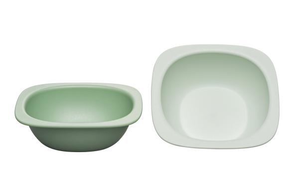 Baby Breischale "Eat Green", 2er Set, grün