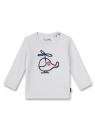 Jungen Langarmshirt "Hubschrauber" beige